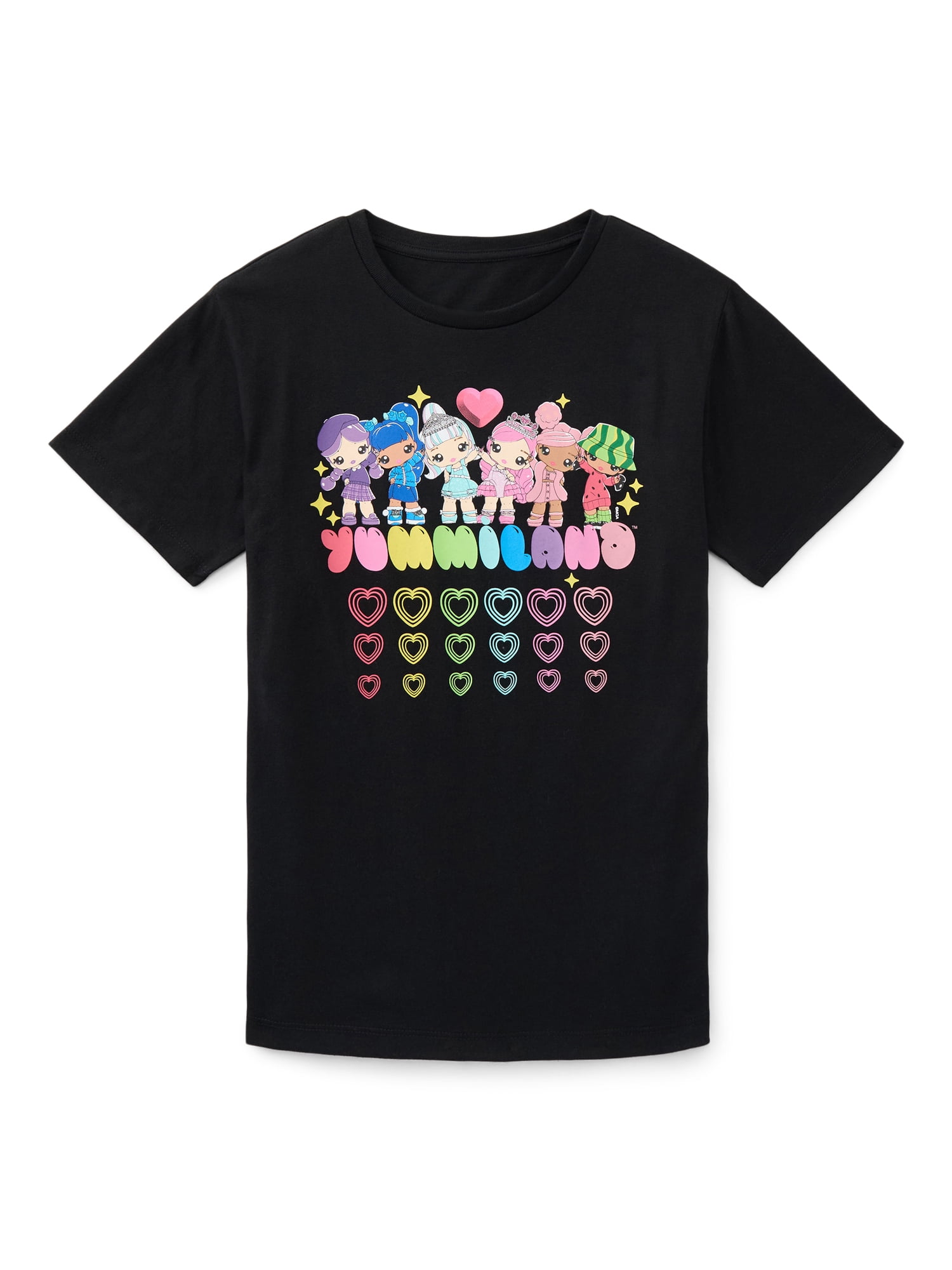 Yummiland Girls Short Sleeve Graphic T-Shirt, Sizes 4-16