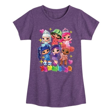 Yummiland - Group - Toddler And Youth Girls Fitted Short Sleeve Graphic T-shirt
