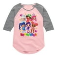 thumbnail image 1 of Yummiland - Group - Toddler And Youth Girls Shirt Tail Raglan, 1 of 4