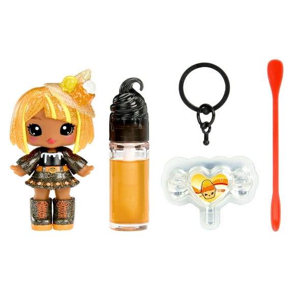 Yummiland Halloween Lip Gloss Doll - Blair Treats Includes DIY Lip Gloss + Keychain, Cosmetic Play, Seasonal Halloween Collectible, Ages 4+