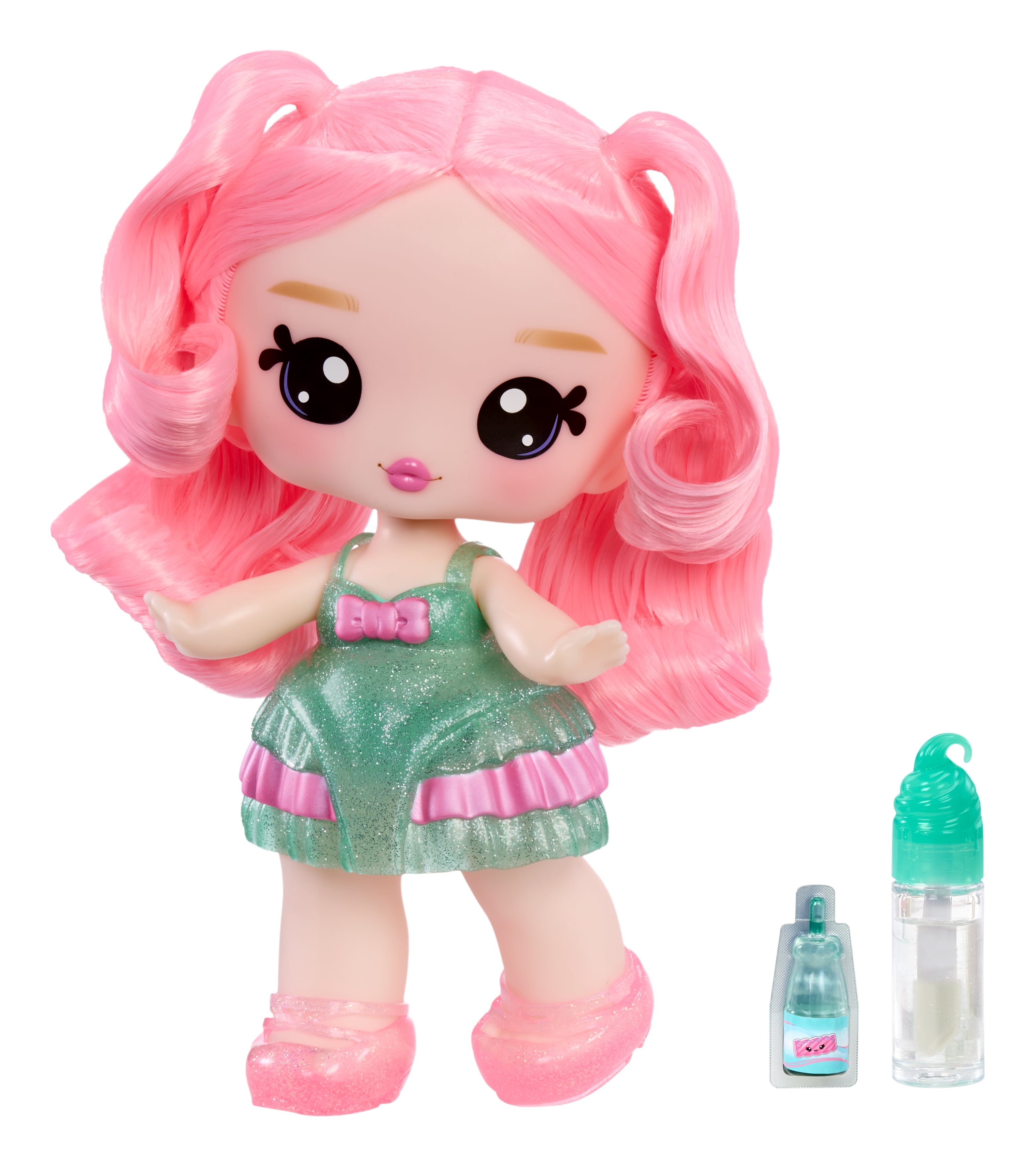 Yummiland Large Doll- Susie Sour Straw with Scented Lip Gloss, Ages 4+