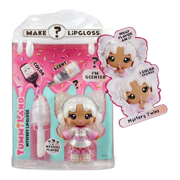 Yummiland Lip Gloss Doll - Mystery Chase with DIY Lip Stain Kit, Ages 4+