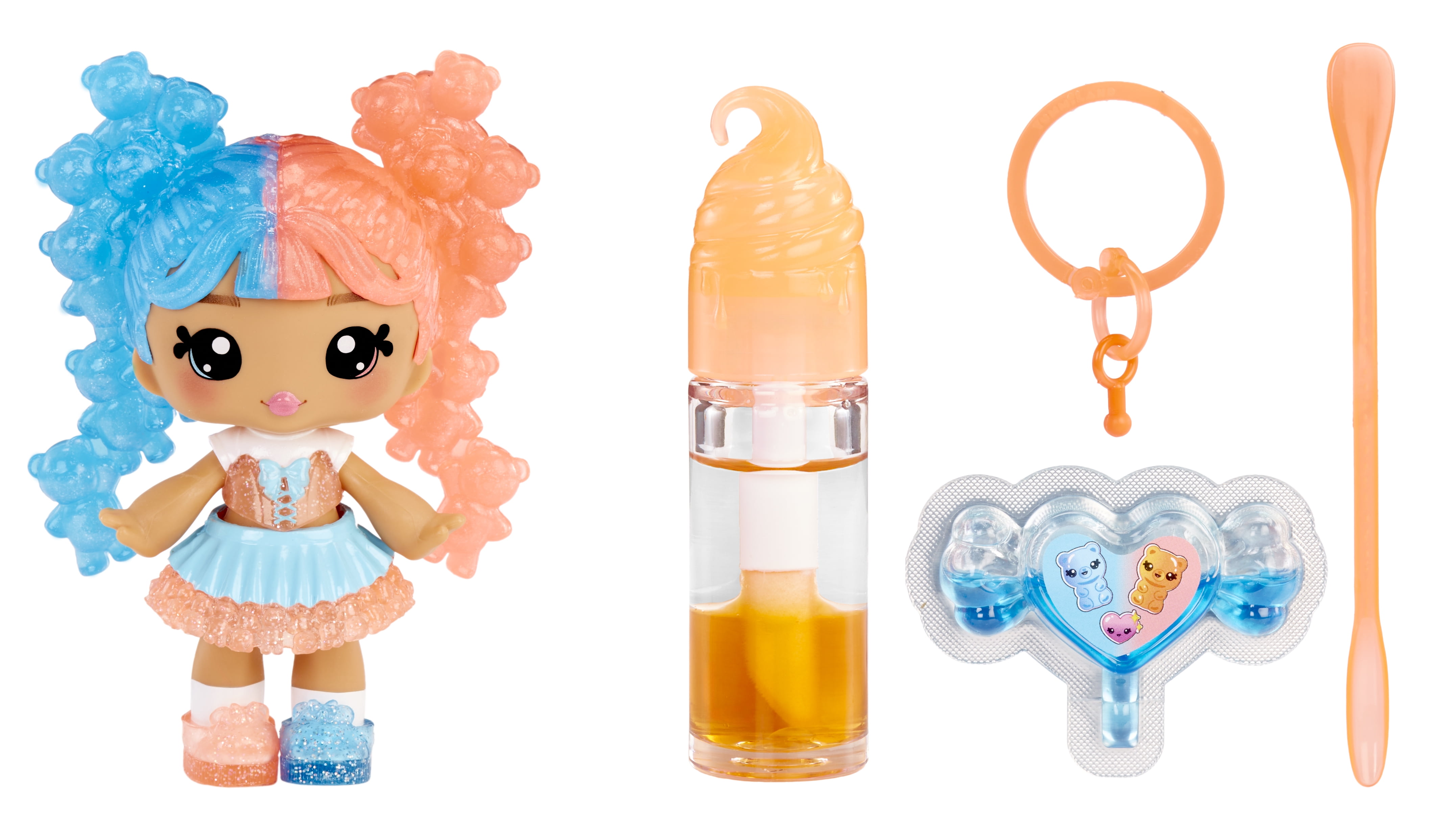 Yummiland Lip Gloss Doll: Mystery Color Change Gwen Gummybear, DIY