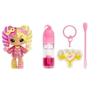 Yummiland Lip Gloss Doll Mystery Color Change Mila Mallows, DIY Lip Gloss + Removable Keychain, Cosmetic Play, Collectible, Ages 4+