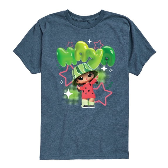 Yummiland - Maya Watermelon Y2K - Toddler And Youth Short Sleeve Graphic T-shirt