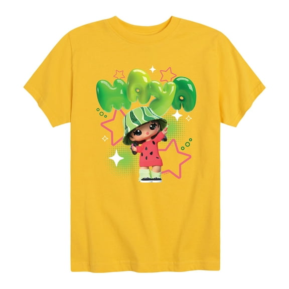 Yummiland - Maya Watermelon Y2K - Toddler And Youth Short Sleeve Graphic T-shirt
