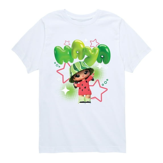 Yummiland - Maya Watermelon Y2K - Toddler And Youth Short Sleeve Graphic T-shirt