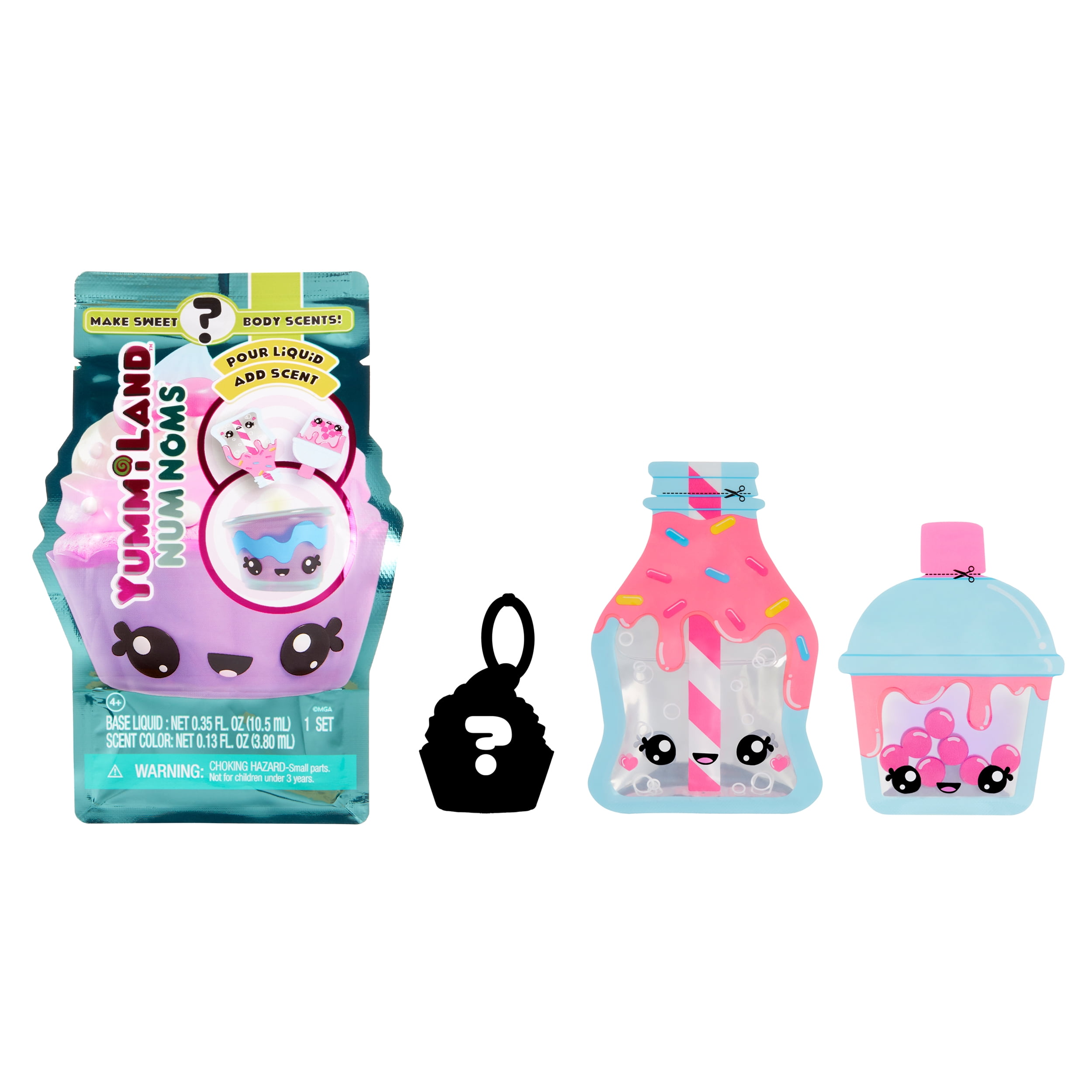 Yummiland Num Nom Body Scents Series 2, 10 New Characters, Blind Box, DIY Fragrance, Roll On Perfume, Collectibles Ages 4+