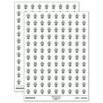 thumbnail image 1 of Yummy Bubble Tea Boba Milk Dessert Drink 200+ Round Stickers - White - Matte Finish - 0.50" Size, 1 of 3