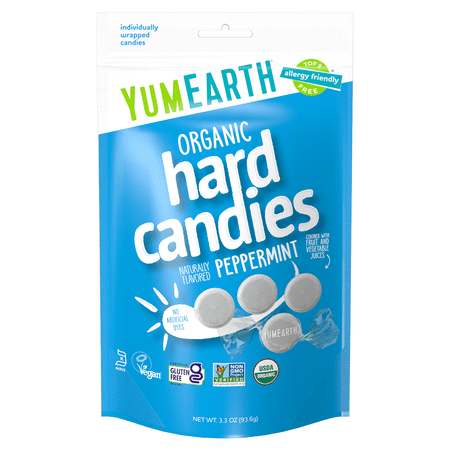 Yummy Earth Organic Candy Drops Wild Peppermint - 3.3 Oz , 3.3 Oz