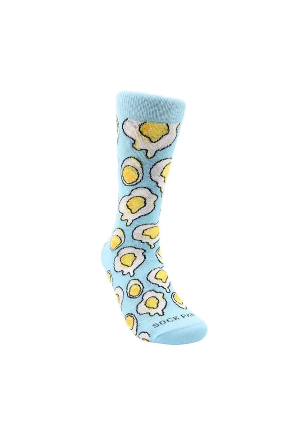 Yummy Eggs Socks from the Sock Panda Size: Size 9-11 (Adult Medium)