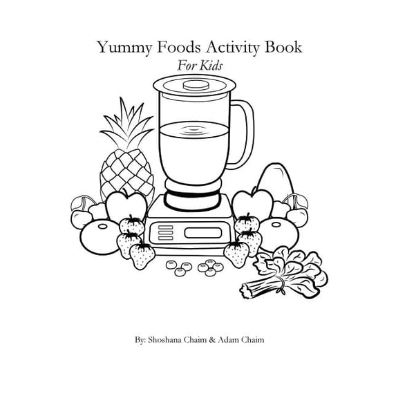 Yummy Foods Activity Book
