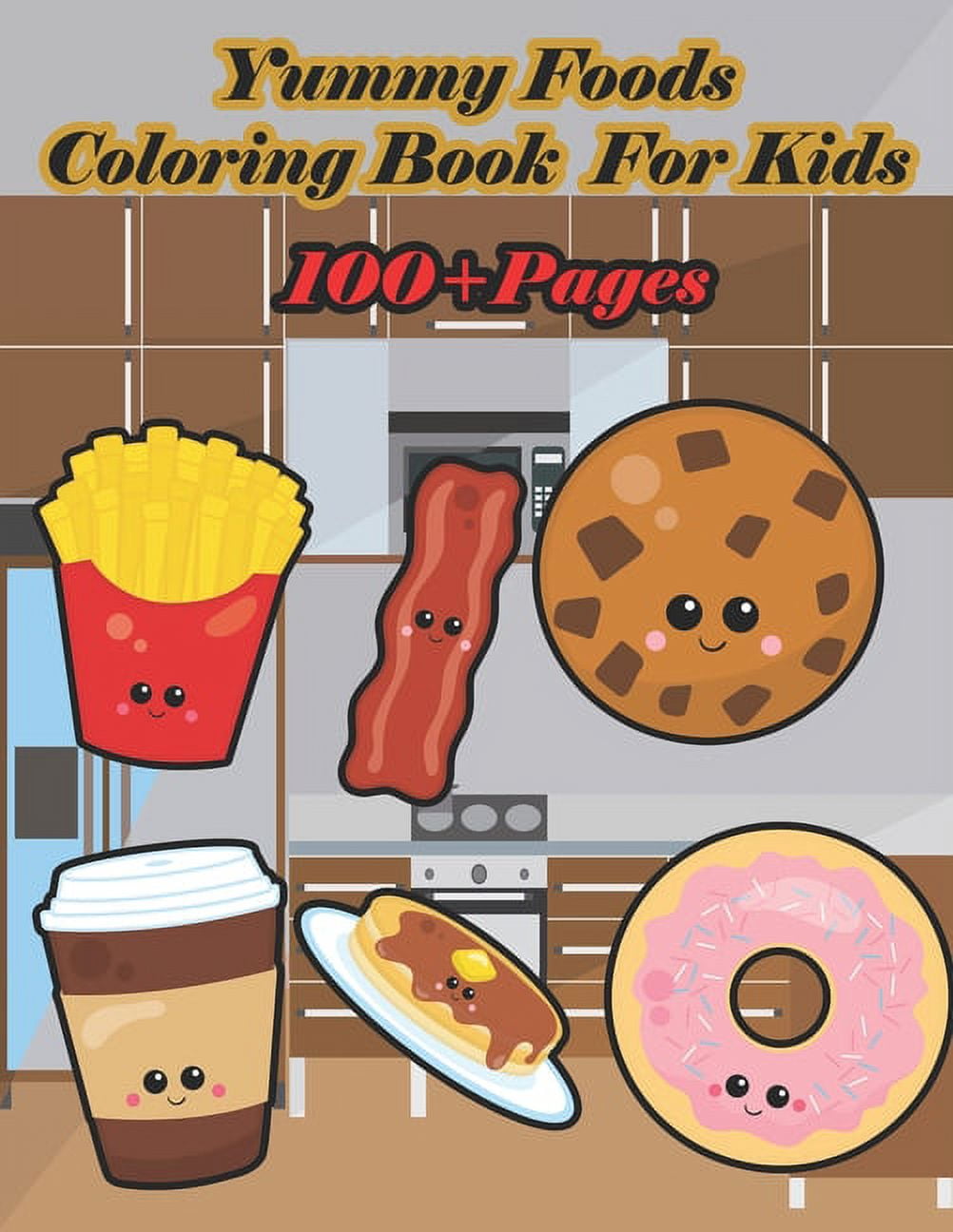 Coloring Books for Kids Ages 4-8: Dessert Coloring Book For Kids