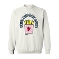 thumbnail image 1 of Yummy Fries Before Guys Sweatshirt Women -Image by Shutterstock, Female Medium, 1 of 4