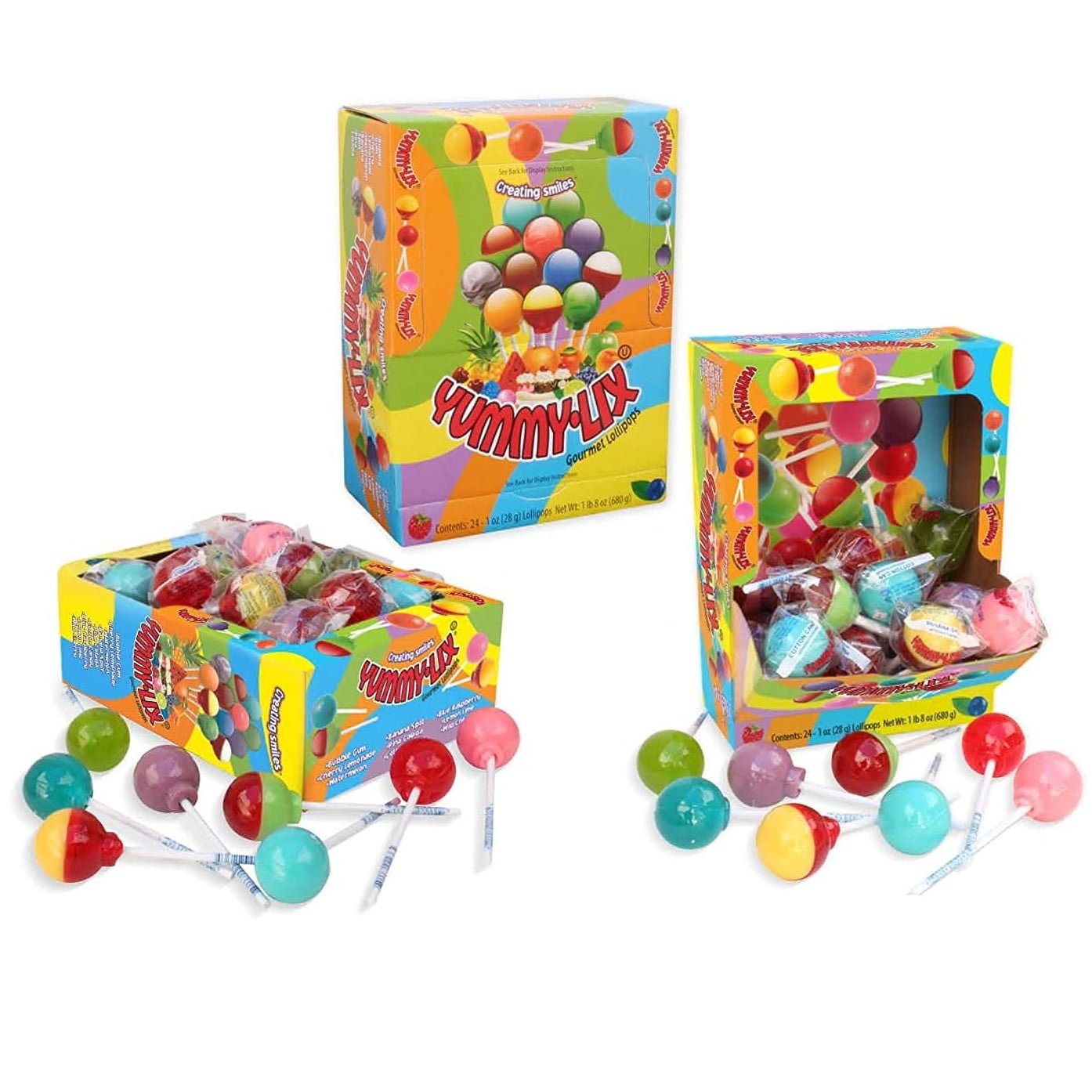 Yummy Lix Gourmet Lollipops 1 oz. - Walmart.com