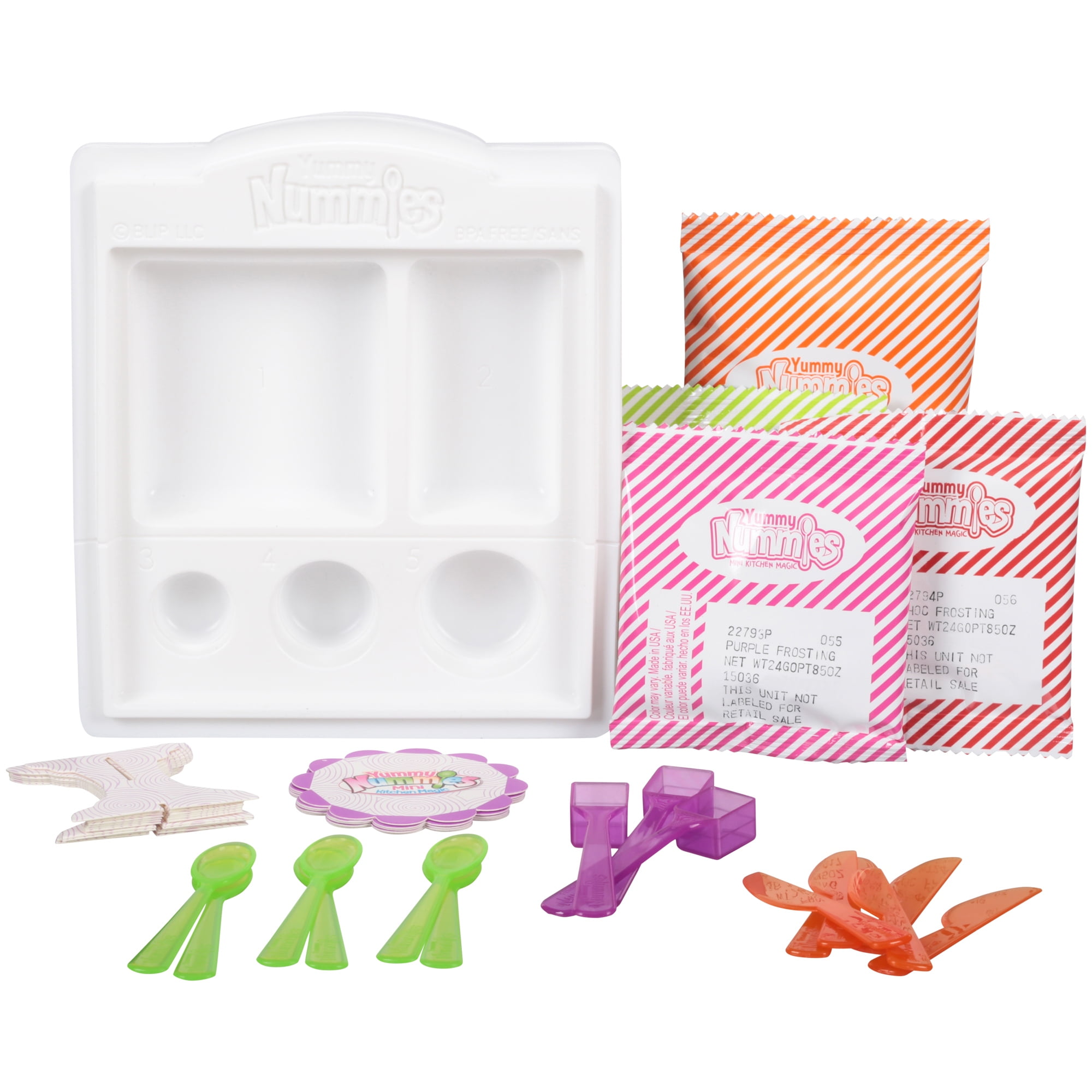 Yummy Nummies Mini Kitchen Magic Birthday Cake Maker Mixing set 32 pc Box