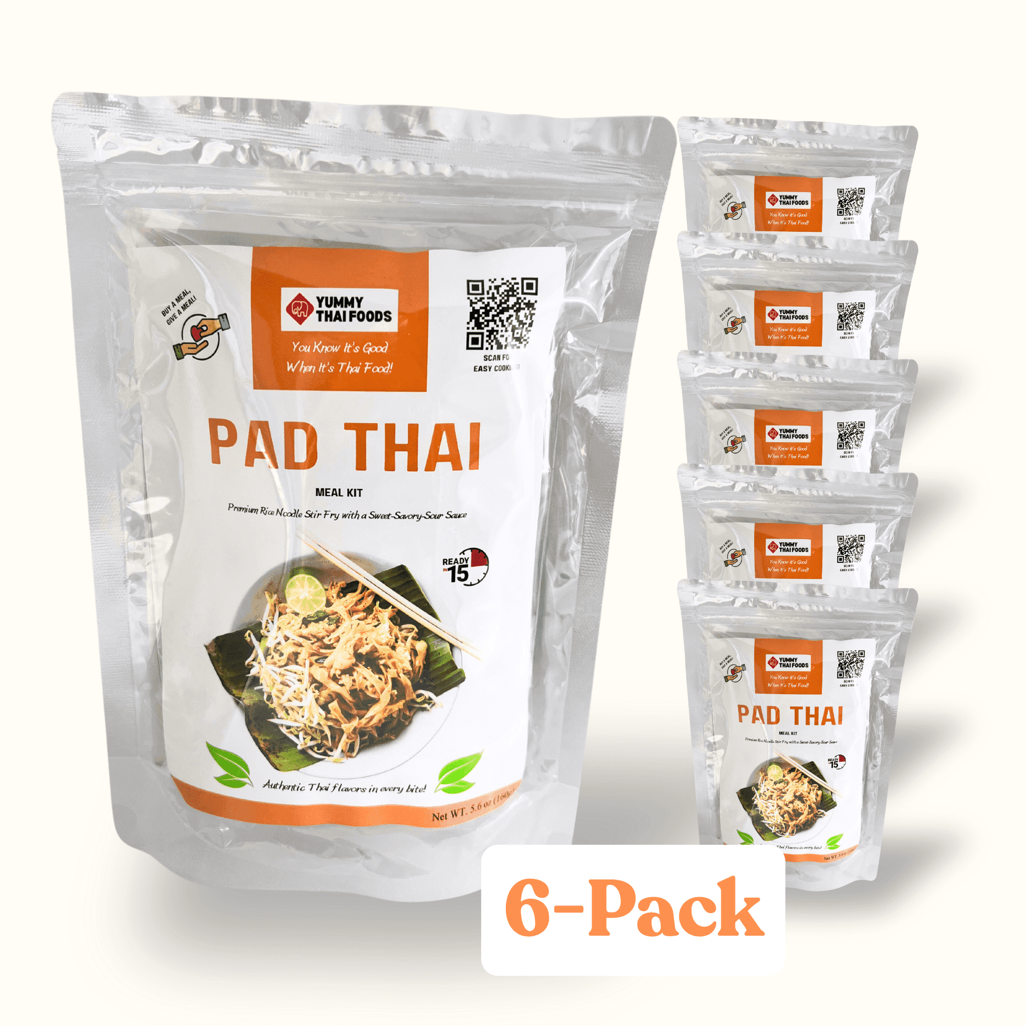 Yummy Thai Foods Pad Thai Noodle Kit (6-Pack) - Walmart.com