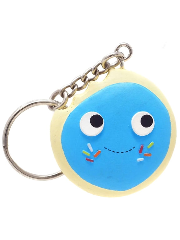 Yummy World Cookie with Blue Frosting Keychain