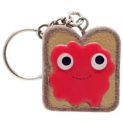 Yummy World Toast with Red Jam Keychain