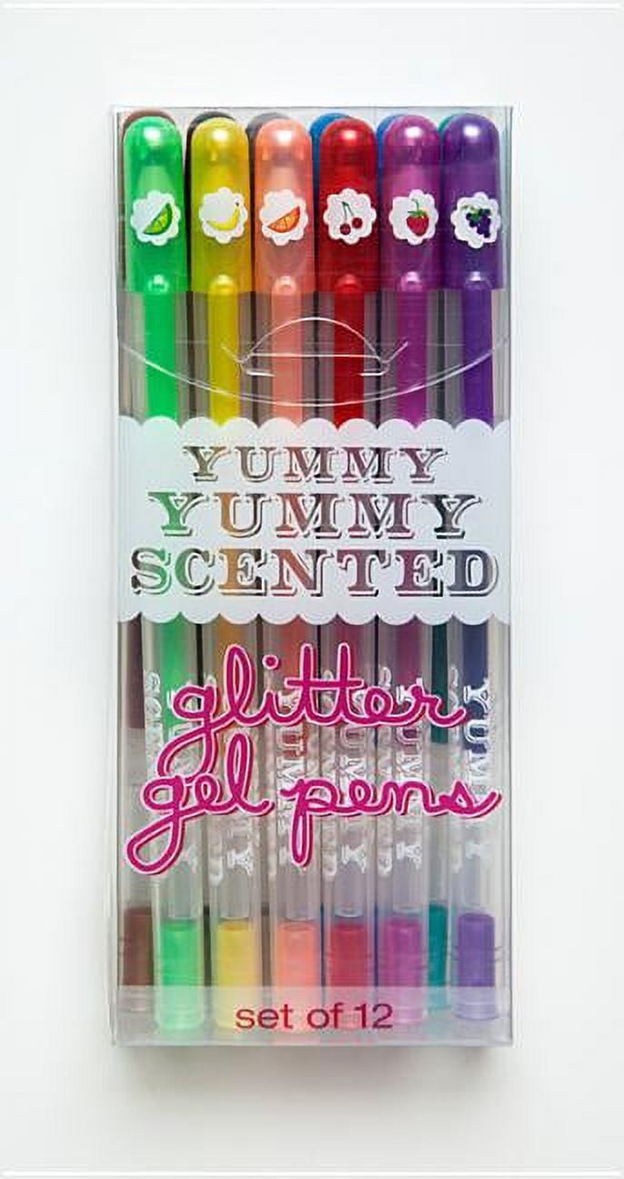  Misgirlot 3D Jelly Pen Set,Glitter Gel Pens Set of 12
