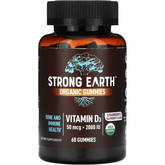 Yumv's - Vitamin D3 Adults Gmy Strawberry - 60 Ct