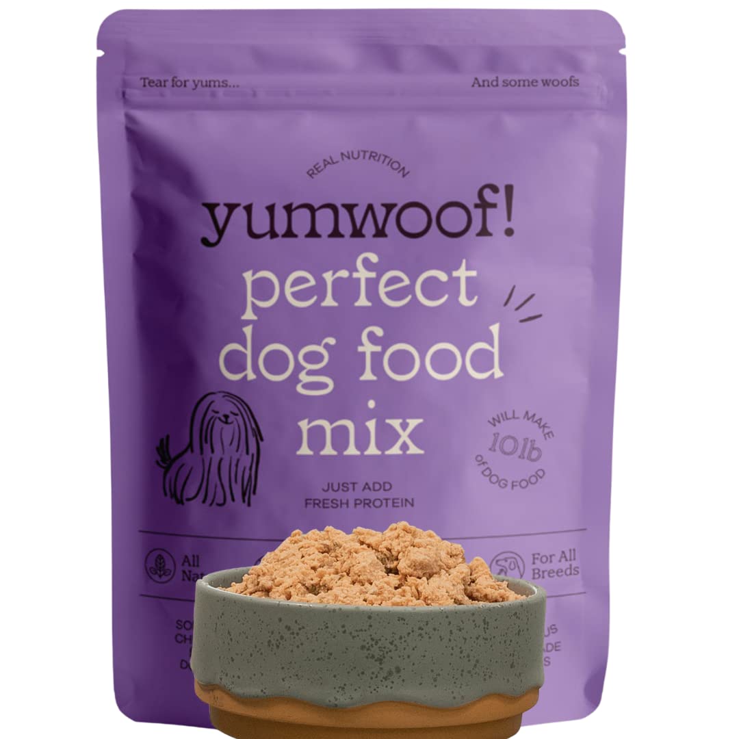 Yumwoof Perfect Dog Food AIF4 Mix Makes 10 Pounds Fresh Homemade Food