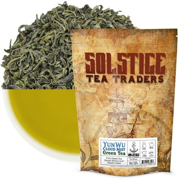 Yun Wu Cloud Mist Green Tea Loose Leaf (8-Ounce Bulk Bag); Unique Microclimate High Altitude Tea