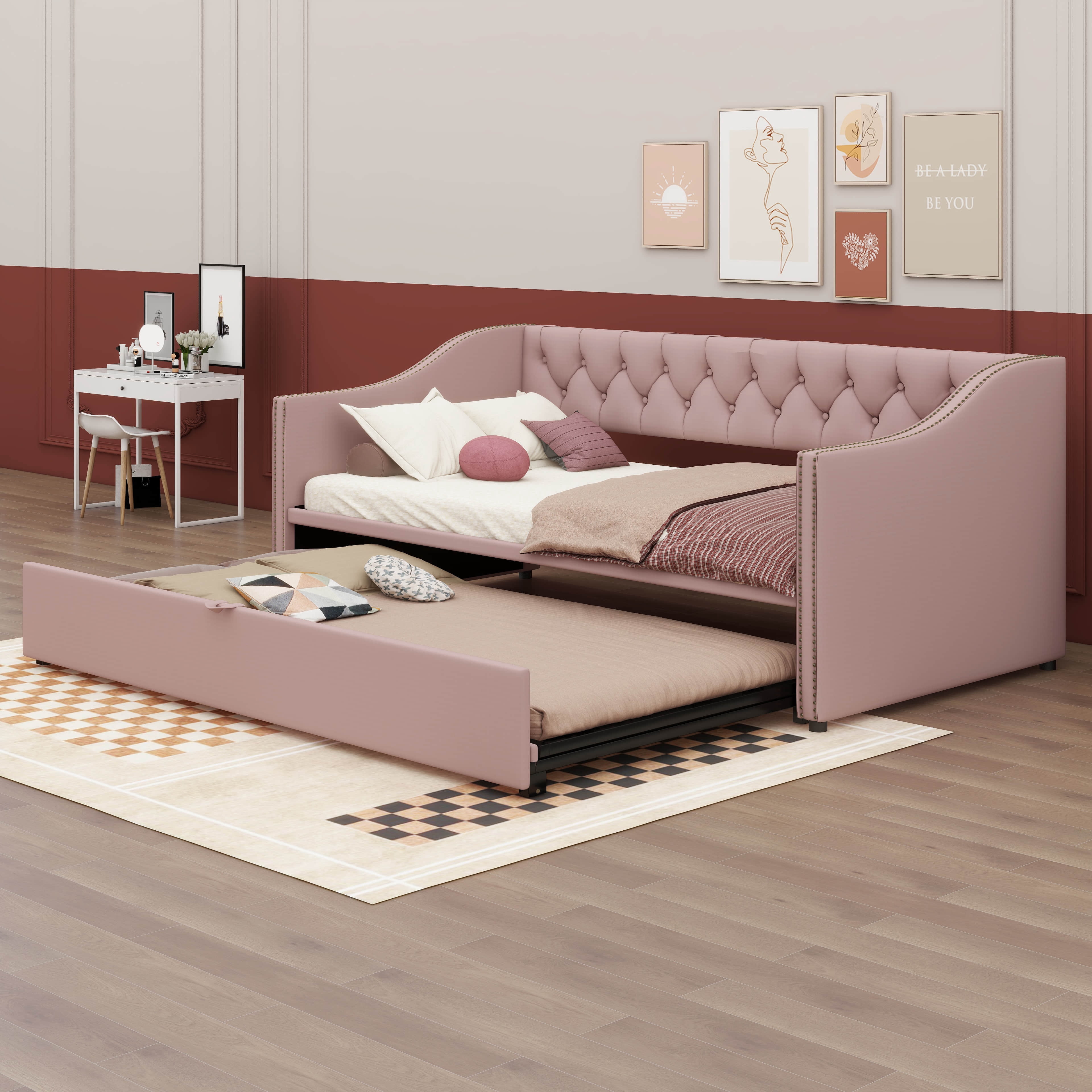 Twin Daybed Trundle Pop Up