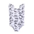 thumbnail image 1 of YunPes 2-6Y Girls Dinosaur Print One-Piece Swimsuits - UPF 50+ Sun Protection Bathing Romper for Pool Training & Beach, 1 of 4