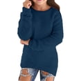 thumbnail image 1 of YunPes 2025 Fall Sweaters for Girls Kids Long Sleeve Cozy Lightweight Fuzzy Casual Pullover Cute Dress𝐲 Winter Jumper Blouse Tops, 1 of 5