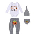 thumbnail image 1 of YunPes Baby Boy Girl Halloween Outfit My First Halloween Clothes 4 Pcs Set Toddler Outfits for Boys, 1 of 6