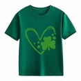 thumbnail image 1 of YunPes Baby Boy Girl St. Patrick's Day T Shirt Short Sleeve Cotton Top Baby Girl Summer Funny Green Summer Tee Casual, 1 of 1