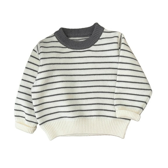 YunPes Baby Knit Sweater Toddler Boys Girls Warm Sweater Lovly Pullover Round Neck Top Clothes Fall Winter Outfits