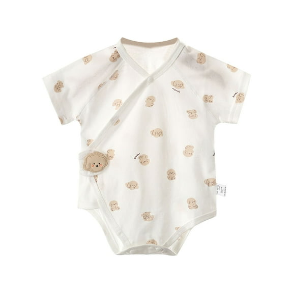 YunPes Baby Side Snap Bodysuit Kimono Onsies Boy Girl Cotton Basic Pattern Bodysuits 4 Month Old Baby Girl