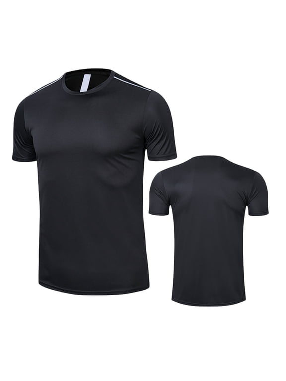 Boys Athletic Quick Dry Shirt Youth Kids Dry Fit T Shirts Slim Fit Short Sleeve Rash Guard Performance Sports Undershirt