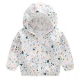 thumbnail image 1 of YunPes Boys & Girls Anti-UV Sun Protection Jacket Cartoon Graphic Print Zipp Up Hooded Trench Summer Outdoor Protection Jacket, 1 of 2