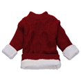 thumbnail image 1 of YunPes Boys Girls Cable Knit Sweater Kids Thick Fleece Lined Mock Neck Long Sleeve Pullover Shirt Winter Warm Solid Tops, 1 of 6