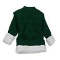 thumbnail image 1 of YunPes Boys Girls Cable Knit Sweater Kids Thick Fleece Lined Mock Neck Long Sleeve Pullover Shirt Winter Warm Solid Tops, 1 of 8