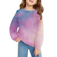 thumbnail image 1 of YunPes Boys Girls Sweatshirts Regular Children's Tie Dye Print Long Sleeved Comfortable Sweatshirt Girl Dance Sweatshirt, 1 of 7