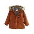 thumbnail image 1 of YunPes Boys Hooded Winter Jacket Warm Padded Windproof Outdoor Thick Casual Coat Coats Boys, 1 of 8