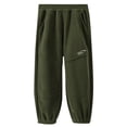 thumbnail image 1 of YunPes Boys Sweatpant Children Jogging Bottoms with Pocket Sports Track Pant Winter Elastic Waist Active Pant 3 Month Old Clothes, 1 of 7