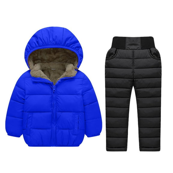 YunPes Boys Two Piece Winter Boys' Coats Warm and Cold Proof Girl Winter Clothes Size 3