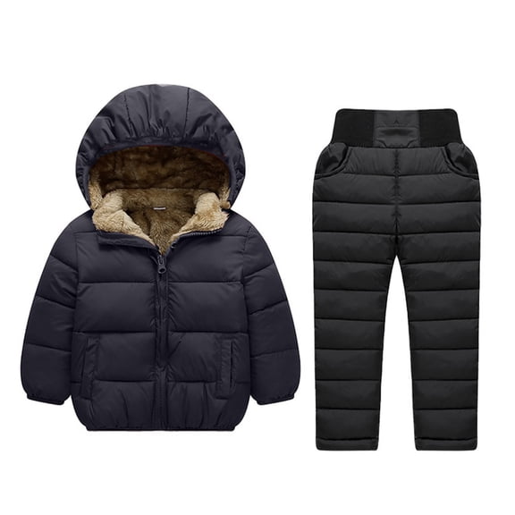 YunPes Boys Two Piece Winter Boys' Coats Warm and Cold Proof Girl Winter Clothes Size 3
