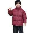 thumbnail image 1 of YunPes Boys Waterproof Puffer Jacket Windproof Warm Long Sleeve Full Zip Quilted Padded Winter Coat Kids Outdoor Outerwear, 1 of 8