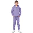 thumbnail image 1 of YunPes Boys and Toddlers' Athletic Sweatsuit Kids Fleece Half Zip Hoodies and Pockets Jogger Pants Fall Winter Clothing Tracksuit, 1 of 9