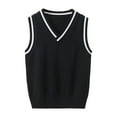 thumbnail image 1 of YunPes Children's Knitted Vests for Primary and Secondary School Boys Girls Comfortable Fashionable Sweaters Vests, 1 of 9