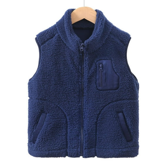 YunPes Children's Vest Thickened and Fuzzy Overcoat for Autumn and Winter Winter down Coats for Girls