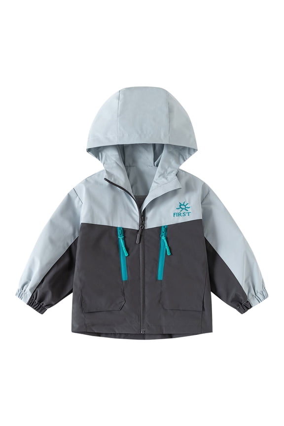 Children's Windbreaker Spring Autumn Winter Casual Windproof Rainproof Jacket Baby Winter Coat 12-18 Months