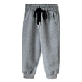 thumbnail image 1 of YunPes Comfortable Girls Pants Casual Bottoms with and Pockets for and Everyday Wear Little Girl Gymnastics Clothes, 1 of 3