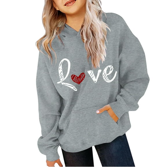YunPes Girls Boys Hoodie Long Sleeve Pullover Plain Casual Elegant Tops Loose Long Sleeve T Shirt Winter Toddler Girl Hoodie